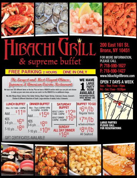 hibachi grill & supreme buffet fotos|hibachi grill menu prices.